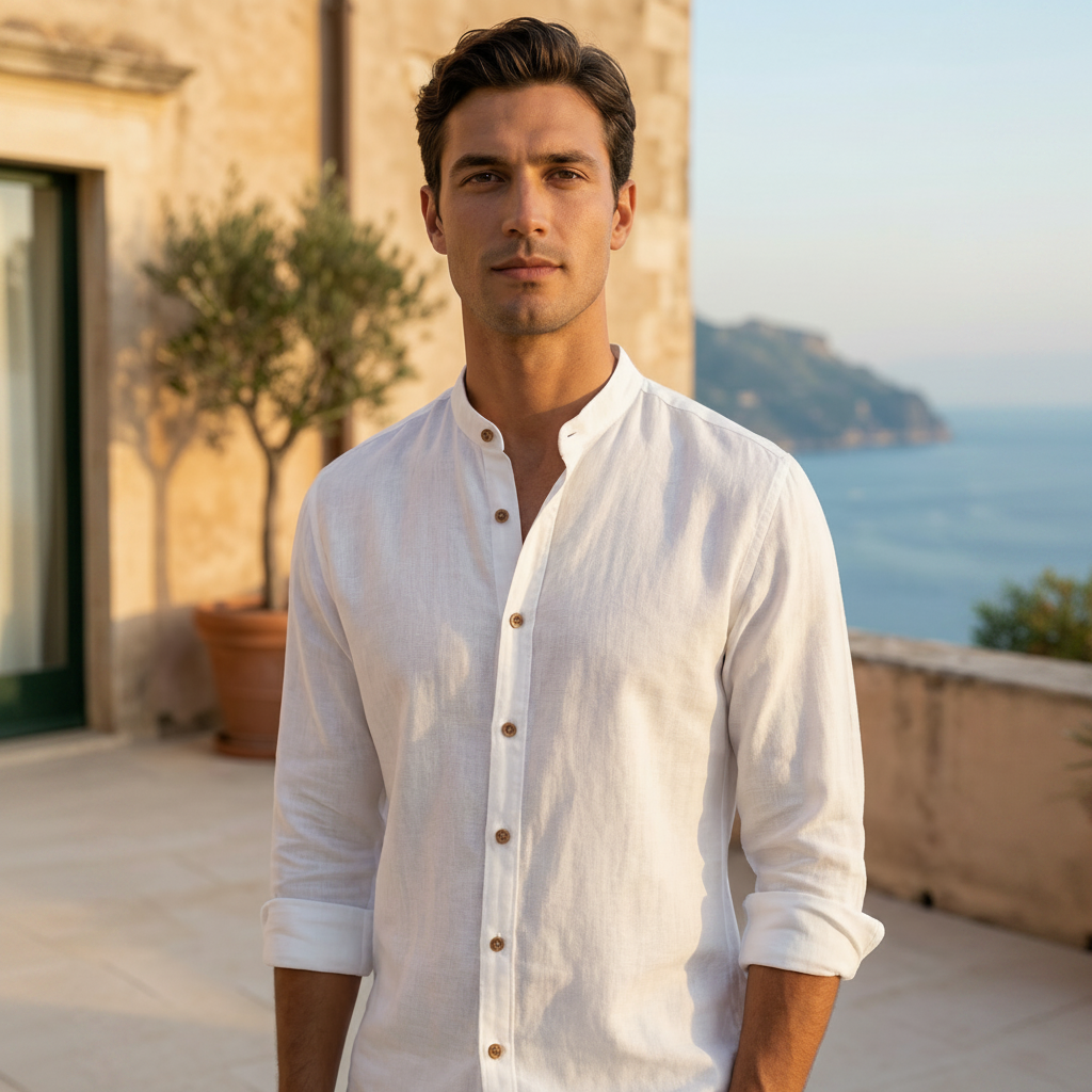 Allesi - Cotton-blend shirt by Cristian Moretti