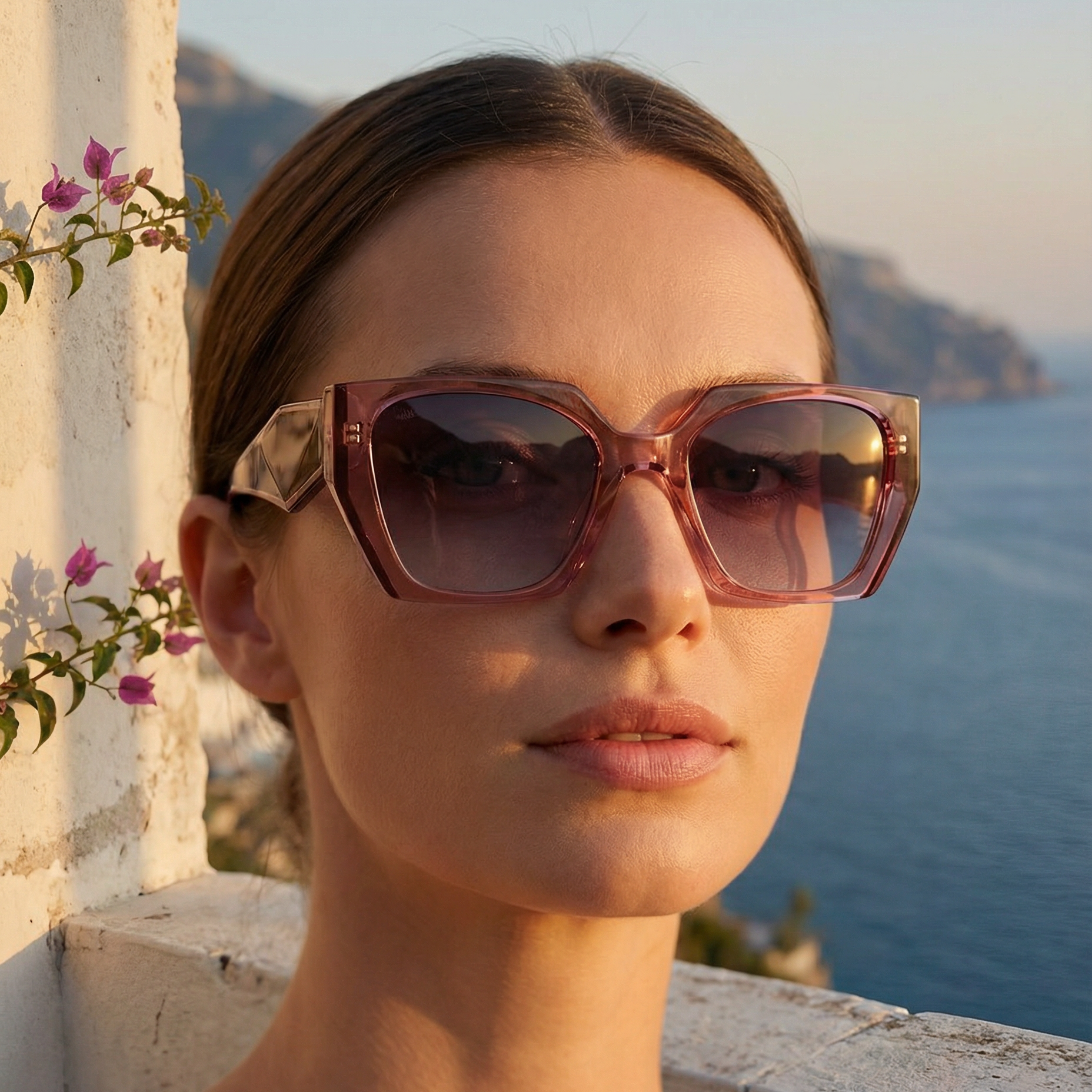 "The Bellezza"™ Squared Cat-Eye Women's Sunglasses
