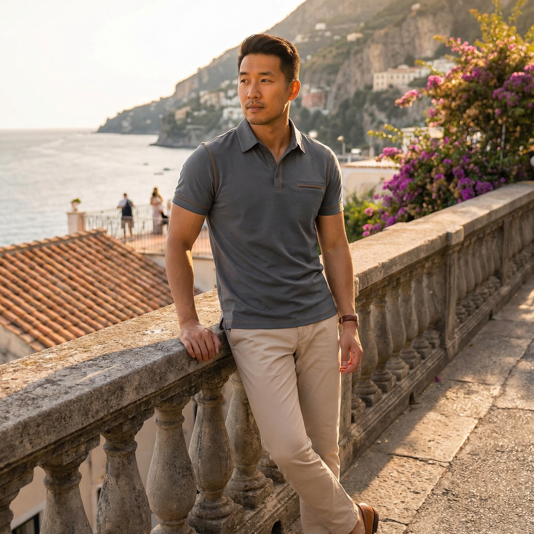"Eleganza Urbana" Performance Polo Shirt - Cristian Moretti