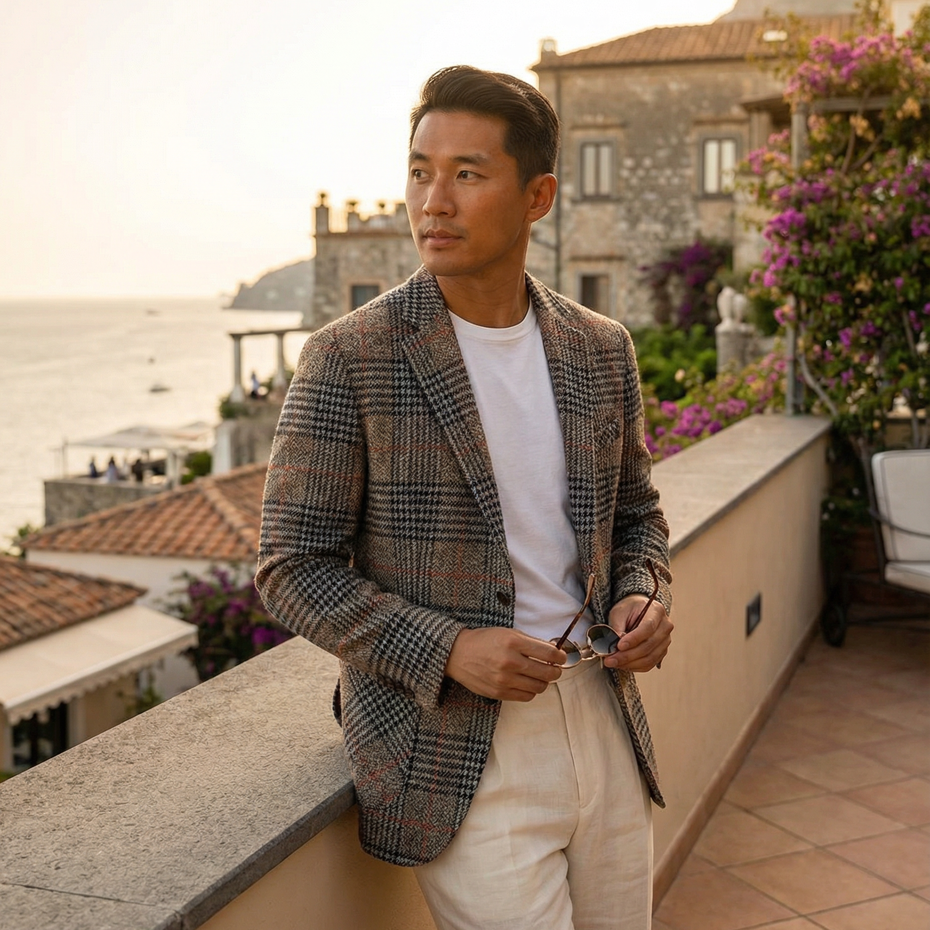 "Strada Torino" Woven Blazer