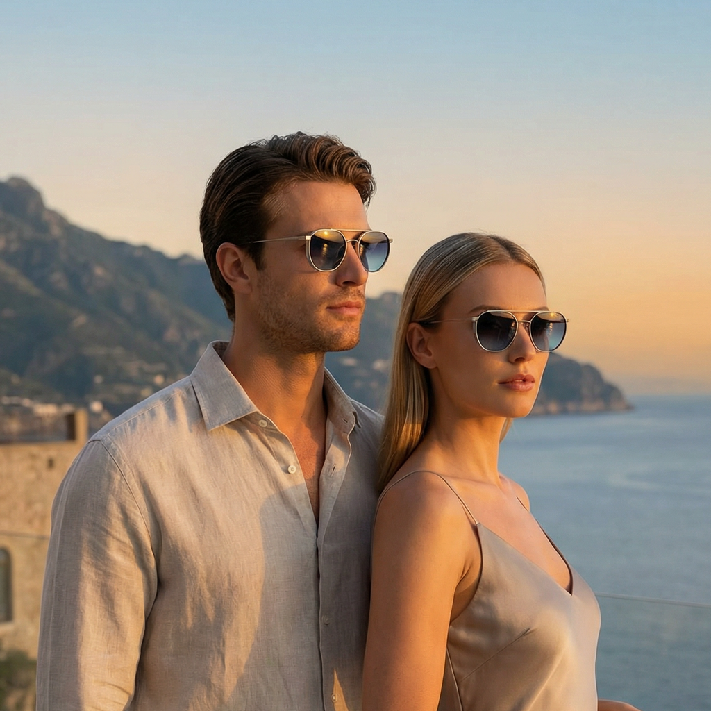 Luca™ Metal Frame Sunglasses by Cristian Moretti™