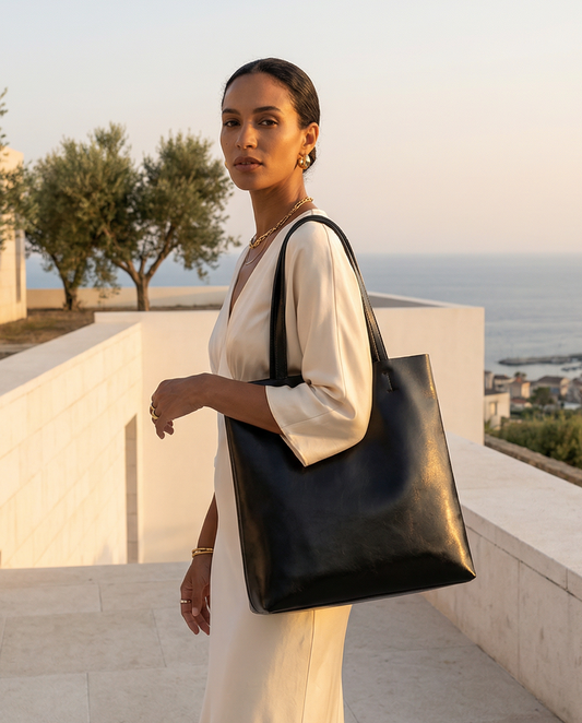 Alba Serenata – Structured Leather Tote