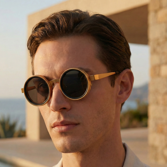 “The Ottica”™ Round Zoom-Lens Sunglasses