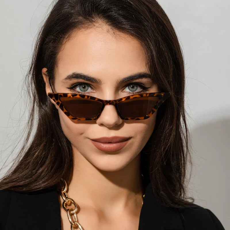 "Aurora Noir" Cat-Eye Sunglasses