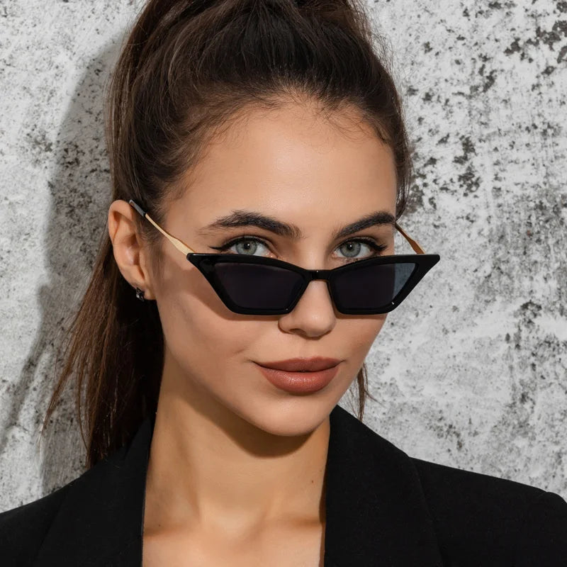 "Aurora Noir" Cat-Eye Sunglasses