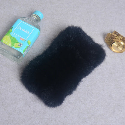 Women Real Fur Handmade Stretch Fur Scarf Knit Genuine Rex Rabbit Fur Headbands Girls Natural Fur Ring Cowl Snood Scarves Winter