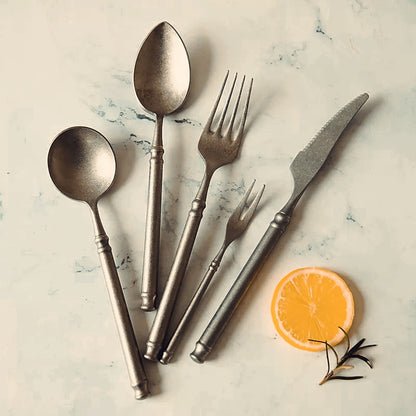 "King's Choice" Stainless Steel Retro Cutlery Set by Cristian Moretti®