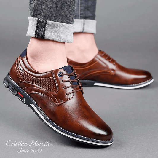 Giovanni™ Business Casual Leather Shoes - by Cristian Moretti®