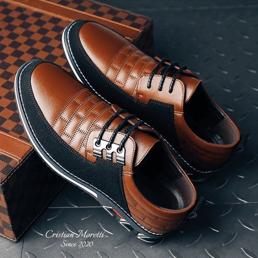 Matteo™ Business Casual Leather Shoes - by Cristian Moretti®