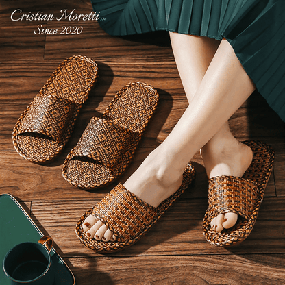 Handcrafted Bamboo Slippers by Cristian Moretti®