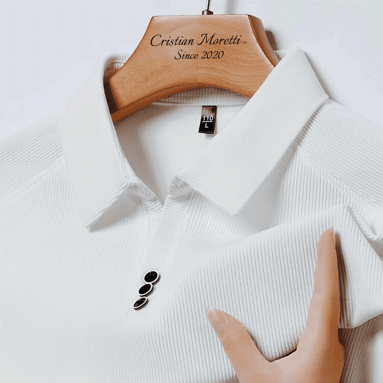 Paolo™ Long Sleeved Premium Polo by Cristian Moretti - Cristian Moretti