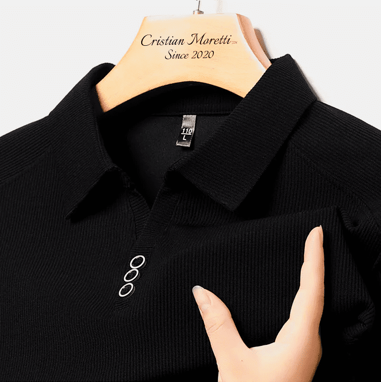 Paolo™ Long Sleeved Premium Polo by Cristian Moretti - Cristian Moretti