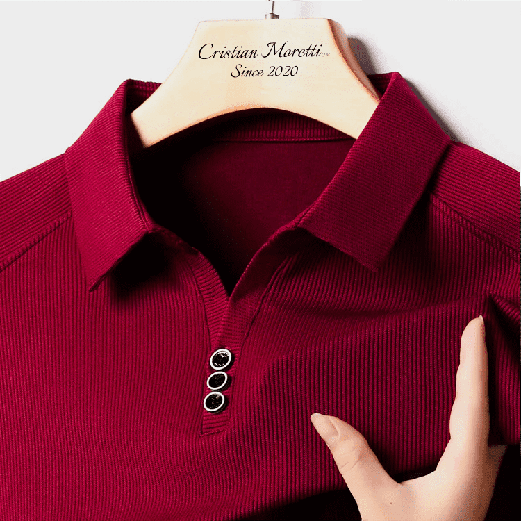 Paolo™ Long Sleeved Premium Polo by Cristian Moretti - Cristian Moretti