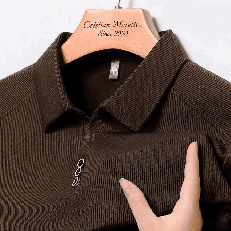 Paolo™ Long Sleeved Premium Polo by Cristian Moretti - Cristian Moretti
