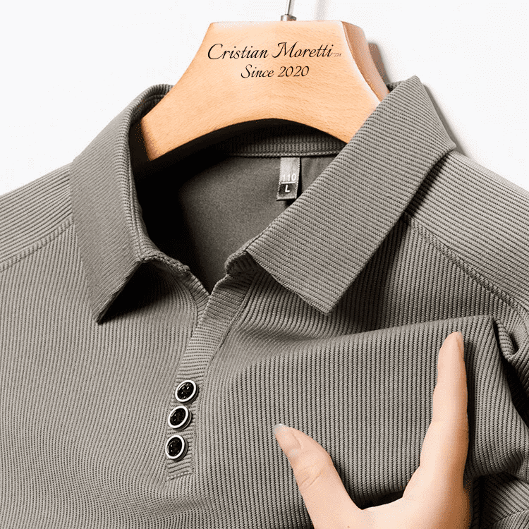 Paolo™ Long Sleeved Premium Polo by Cristian Moretti - Cristian Moretti