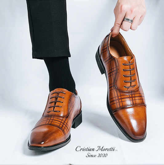 Fabio Ricci™ Premium Leather Derby Shoes