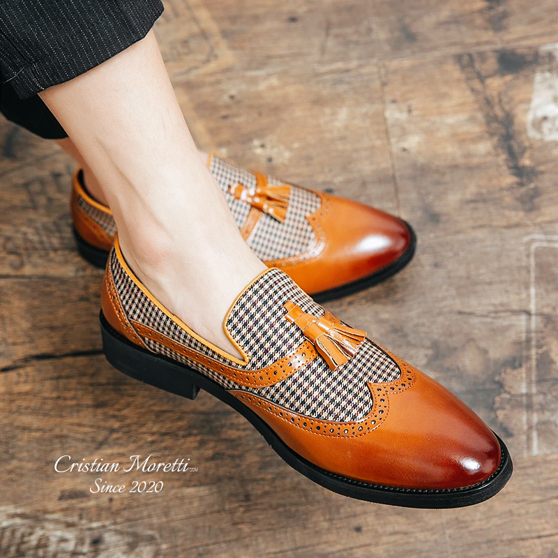 Antonio De Luca™ Premium Leather Slip-On Shoes