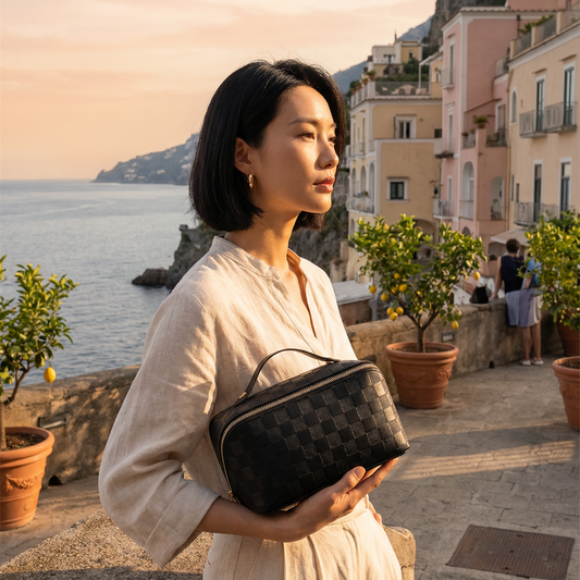 "Alice" Designer Cosmetics Bag by Cristian Moretti