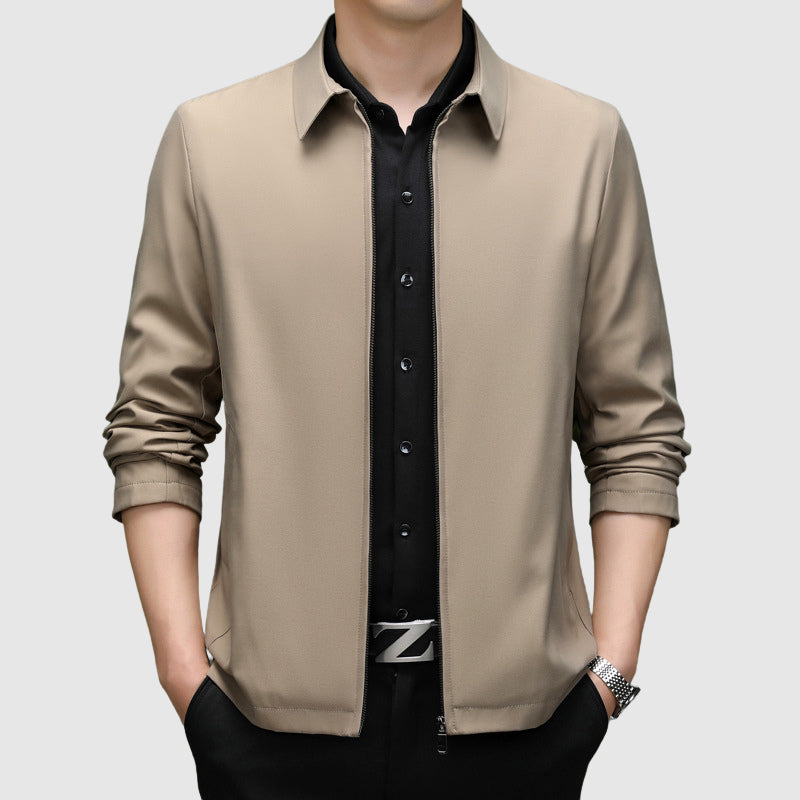 Venezia Nero – Zip-Up Knit Jacket