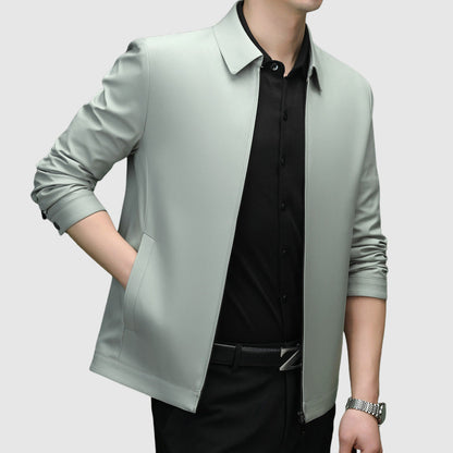 Venezia Nero – Zip-Up Knit Jacket