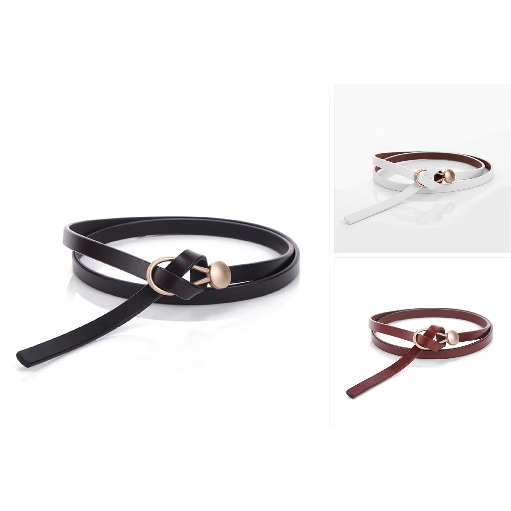 "Luxe Touch" Leather Belt - Cristian Moretti