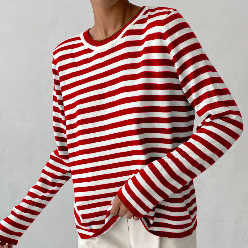 Alba Rigata – Striped Long-Sleeve Shirt