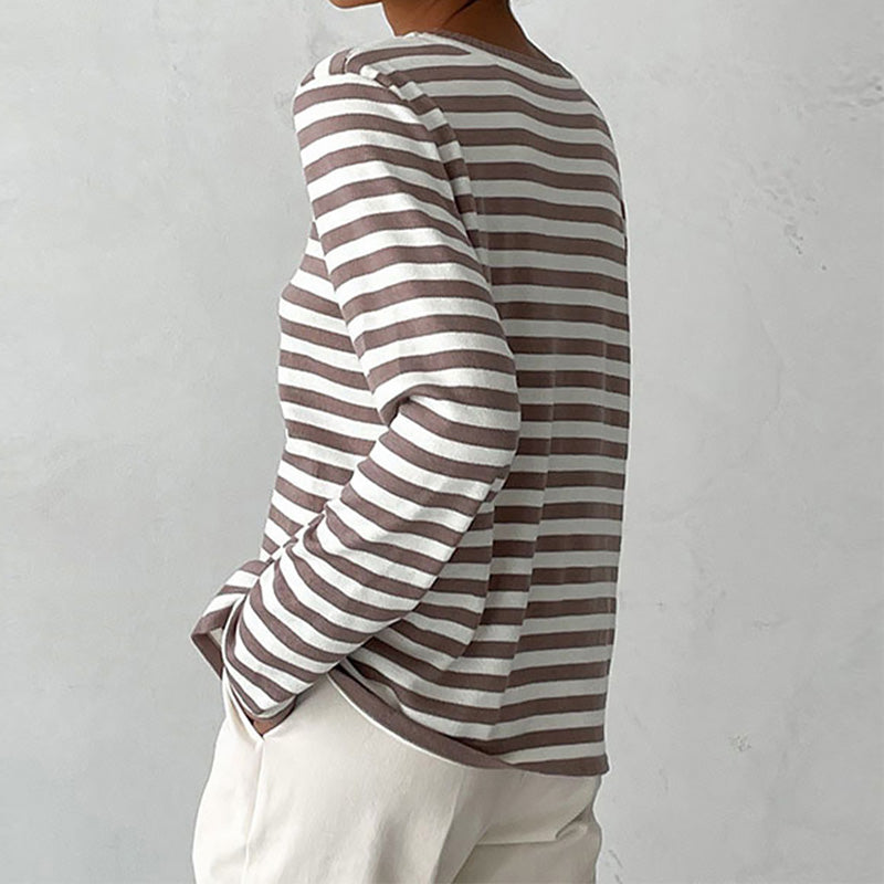 Alba Rigata – Striped Long-Sleeve Shirt
