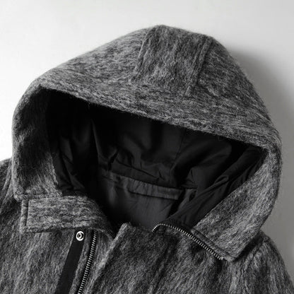 Vespero Lungo – Hooded Wool Overcoat