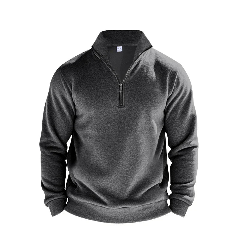 Cavaliere – Half-Zip Mock Neck Sweater - Cristian Moretti