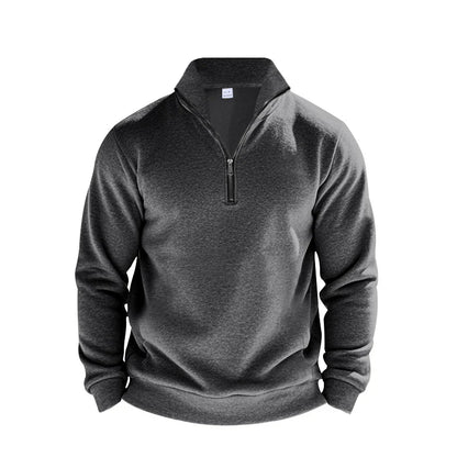 Cavaliere – Half-Zip Mock Neck Sweater