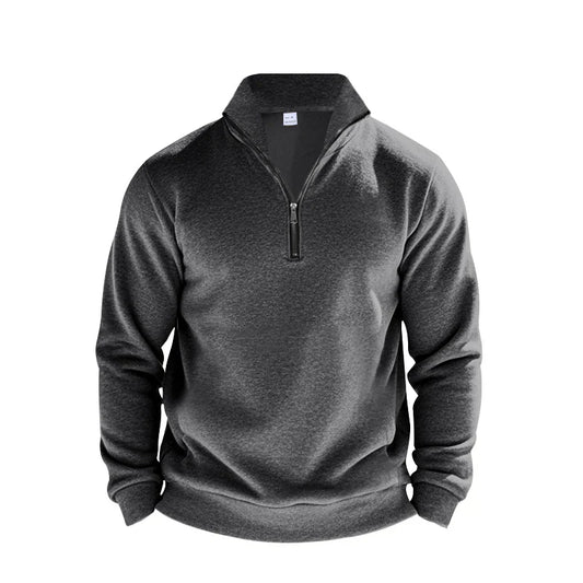 Cavaliere – Half-Zip Mock Neck Sweater
