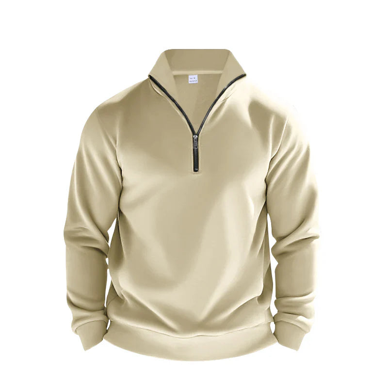 Cavaliere – Half-Zip Mock Neck Sweater