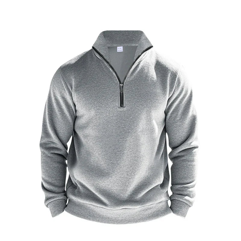 Cavaliere – Half-Zip Mock Neck Sweater