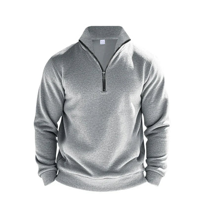Cavaliere – Half-Zip Mock Neck Sweater