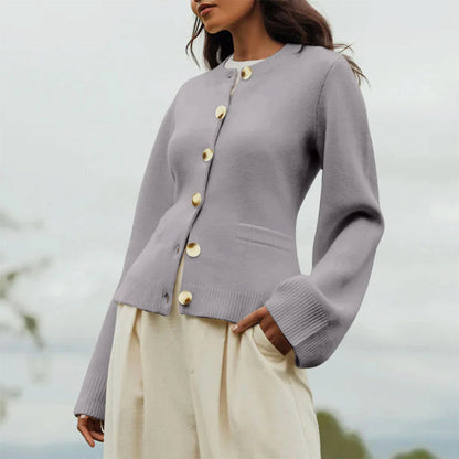 Serafina – Ribbed Knit Cardigan