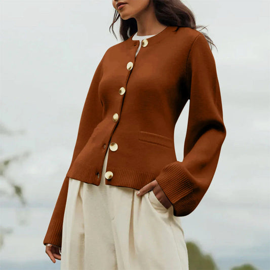 Serafina – Ribbed Knit Cardigan