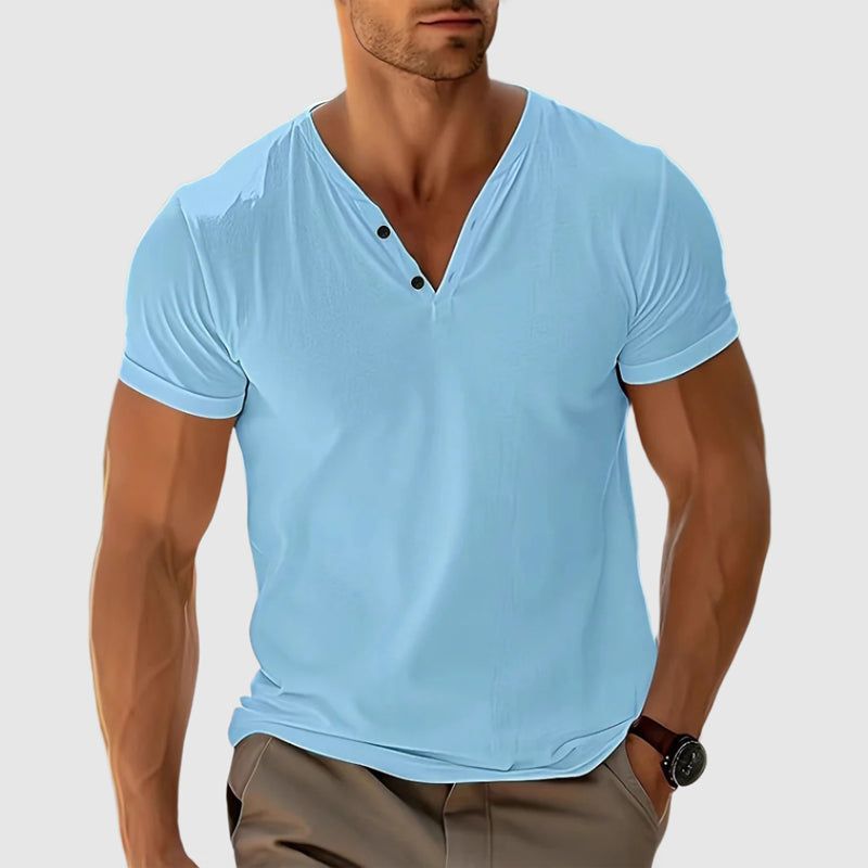 Raffaele Marini Breeze Henley Shirt - Cristian Moretti