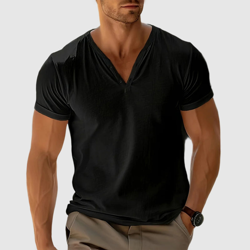 Raffaele Marini Breeze Henley Shirt - Cristian Moretti