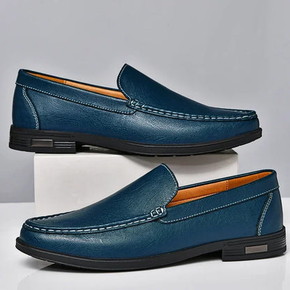 "Carlos" - Genuine Leather Slip-On Shoes