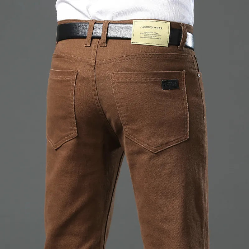 “Cinque” -  Slim Fit Cotton Jeans - by Cristian Moretti - Cristian Moretti