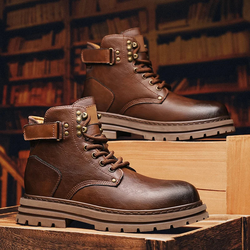 "Flavio Locatelli" Genuine Leather Boots - Cristian Moretti