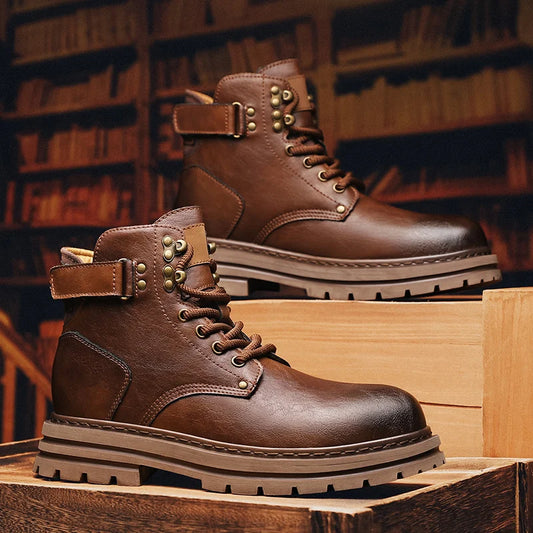 "Flavio Locatelli" Genuine Leather Boots