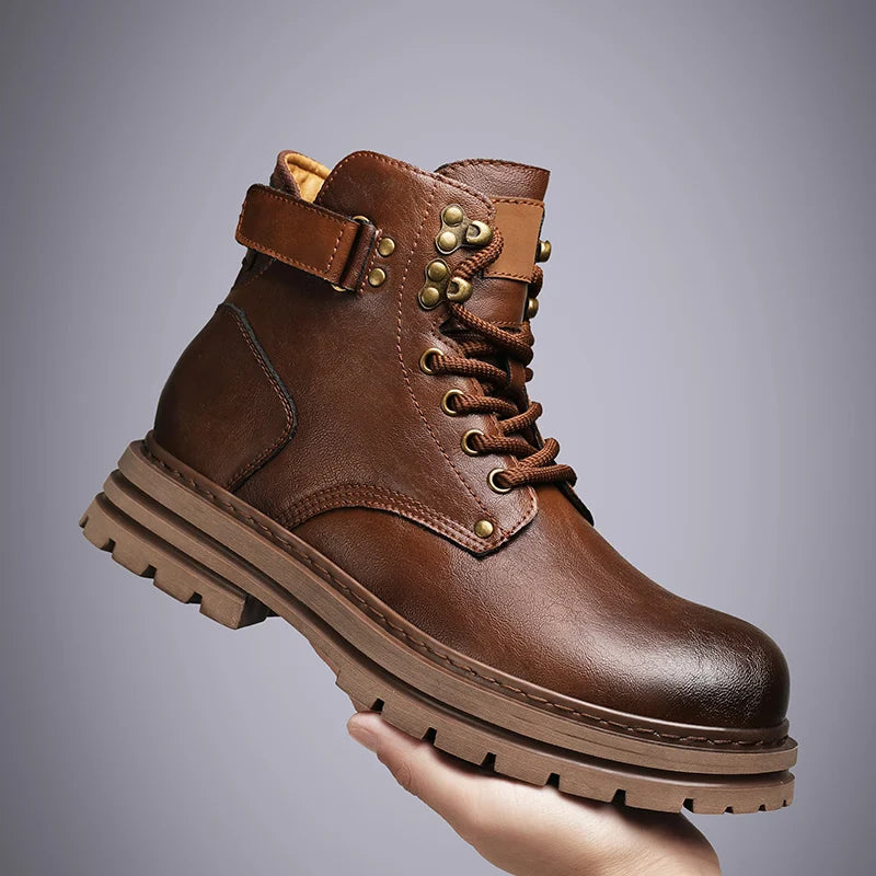"Flavio Locatelli" Genuine Leather Boots - Cristian Moretti