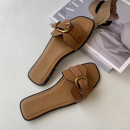 “Zola” Vegan Leather Mules