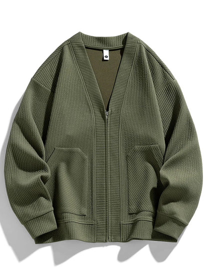 "Damiani" Zip-Up Cardigan