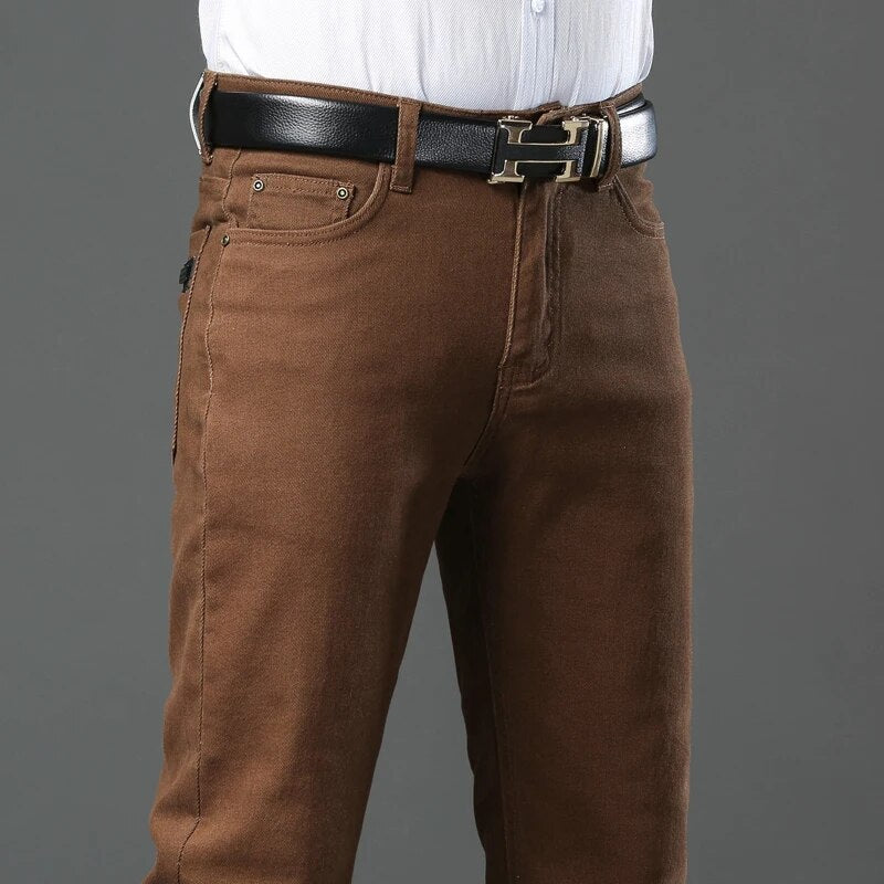 “Cinque” -  Slim Fit Cotton Jeans - by Cristian Moretti - Cristian Moretti