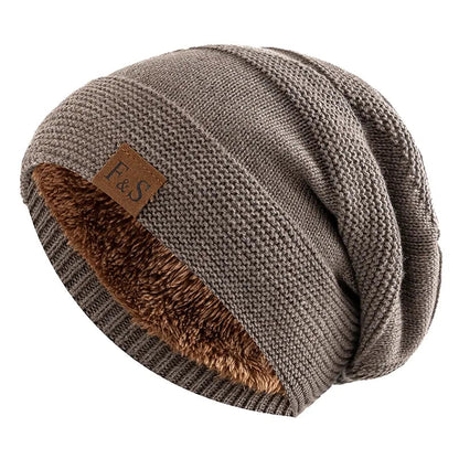 Fur Lined Beanie by Cristian Moretti® - Cristian Moretti