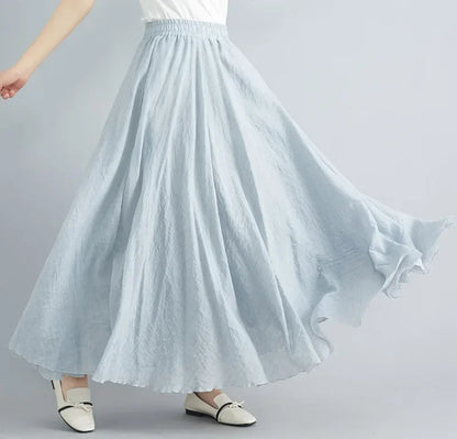 "Sunlit Breeze" Maxi Skirt