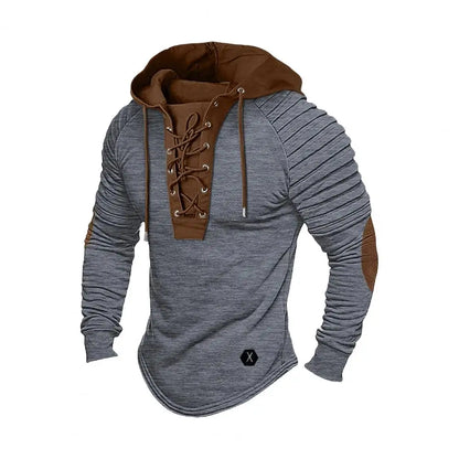 "Ironclad" Lace-Up Hoodie