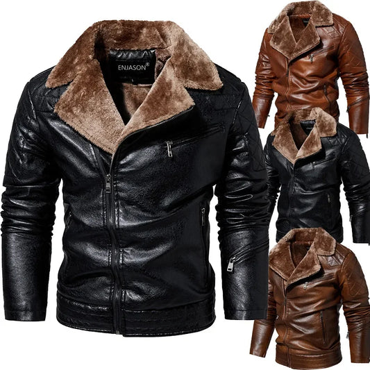 "Napoli Elegante" Designer Leather Jacket